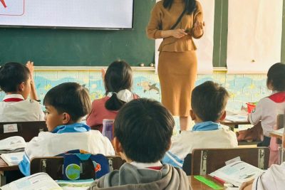 Lớp  3B thực hiện chuyên đề tháng 3