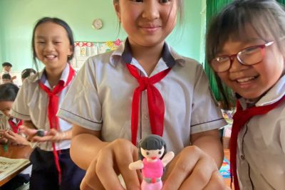 Hoạt động giờ ra chơi trải nghiệm sáng tạo của Liên đội TH Trần Hưng Đạo