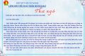 Thư ngỏ Liên đội tiểu học Trần Hưng Đạo