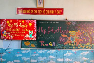 Tổ chức họp phụ huynh cuối học kì 1 – Lớp 4a